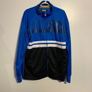 Mecca Clothing Company Track Style Jacket Blue TAGGED XL